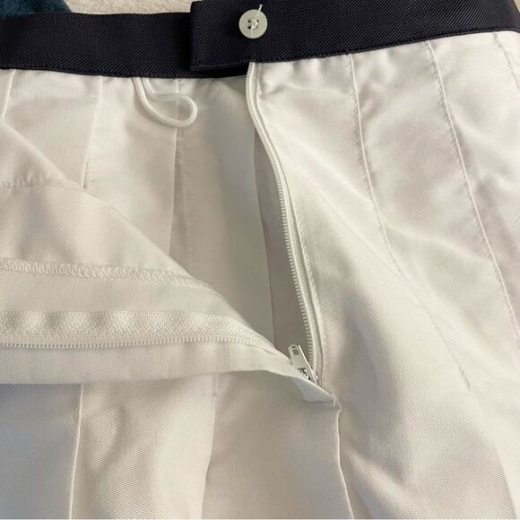 Fila Skirt Vintage Made in Italy Tennis Pickleball Mini Exercise White Size 10 - Picture 5 of 7